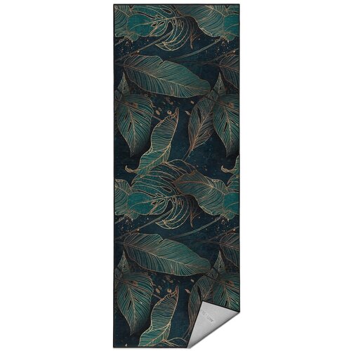 Mila Home modrozelen pralen tekač 80x200 cm midnight jungle – Cene