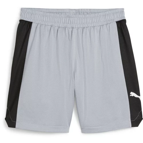 Puma Sportske hlače siva / crna / bijela