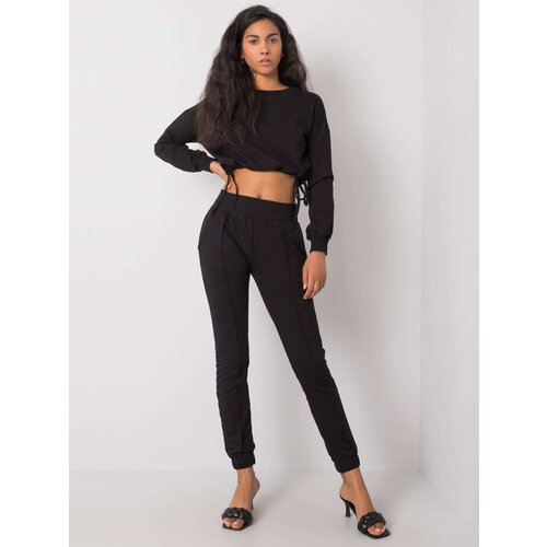 Fashion Hunters RUE PARIS Black women's set Slike