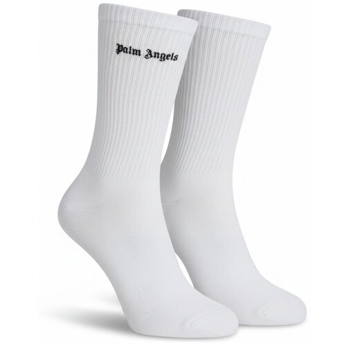 Palm Angels Nogavice PWRA007F23FAB0020-110 Bela Cene