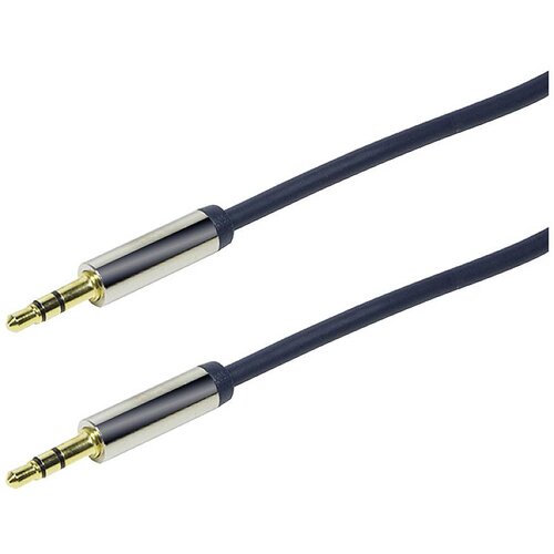 Logilink CA10100 klinker avdio priključni kabel 1.00 m črna (mat), (20431765) Slike