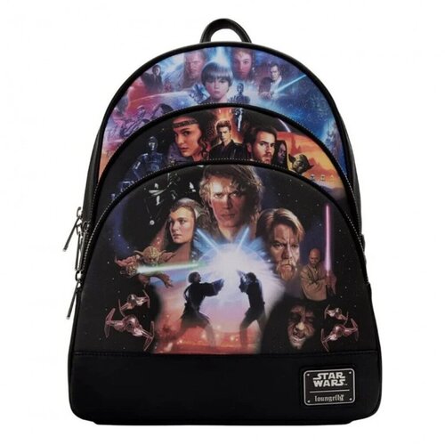 RANAC Star Wars Trilogy 2 Triple Pocket Mini Backpack Cene
