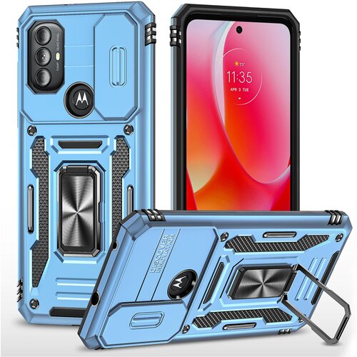 INORCO YB IMD Series-10 za Motorola Moto E13 4G mehka TPU torbica za telefon IMD marmorni zadnji pokrov s stojalom, (22033761) Cene