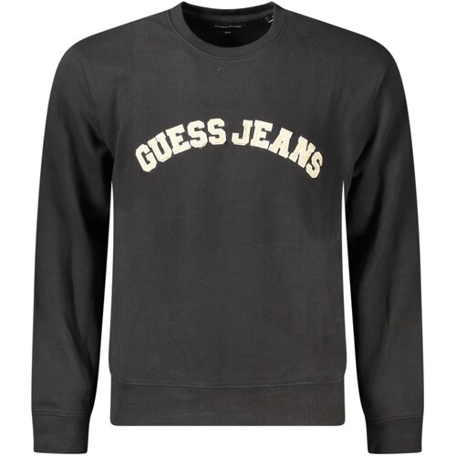 Guess Jeans SWEATSHIRT WITHOUT ZIP MEN BLACK Slike