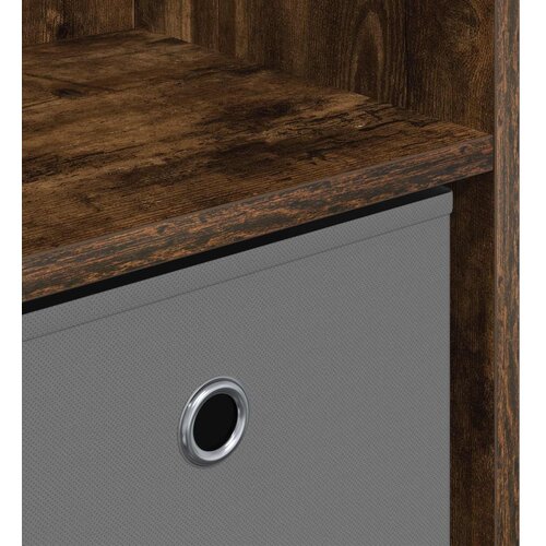  Kreveta s ladicama Dimljeni hrast 102 x 32 x 73,5 cm Slike