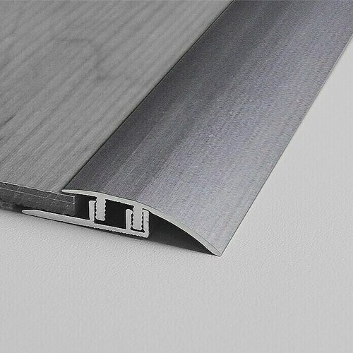 LOGOCLIC Prijelazna ukrasna lajsna (Mat plemeniti čelik, 0,9 m x 34 mm, Vrsta montaže: Uticanje) Cijene