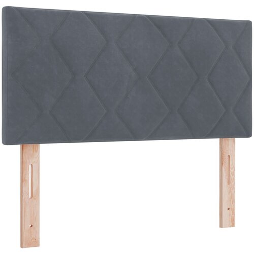  Krevet s box springom, madracem i LED-om Tamnosiva 120 x 200 cm Slike