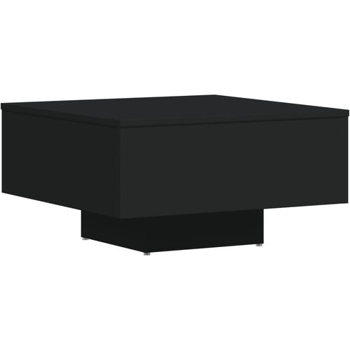 Maison Chic Klubska mizica - kavna mizica - Nizka mizica črna 60x60x31,5 cm iverna plošča, (21754820) Cene