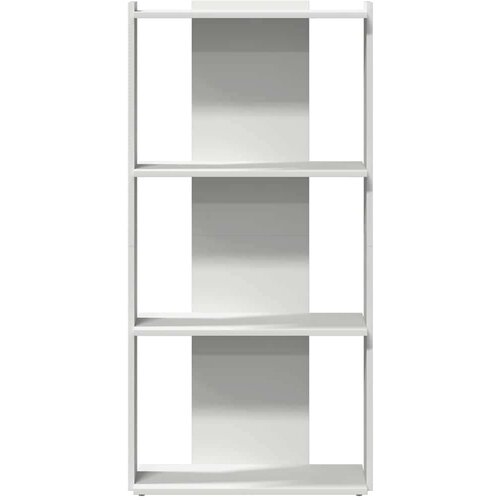 VidaXL Regal za knjige s 3 razine bijeli 60x30x120cm konstruirano drvo Slike