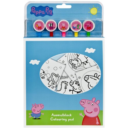 Undercover risalni set z barvicami Pujsa Peppa Slike