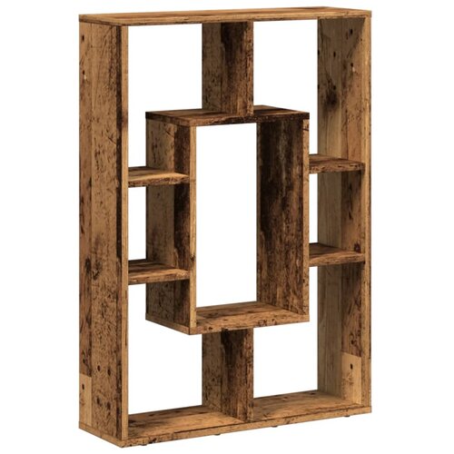  Regal za knjige boja starog drva 63x20x90 cm konstruirano drvo Slike