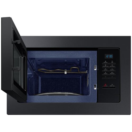 Samsung ugradbena mikrovalna pećnica MG23A7013CA/OL grill, crni inox Slike