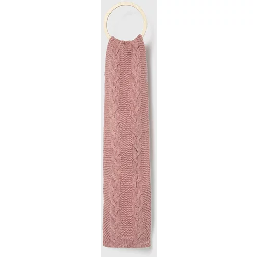 Superdry Kratki šal s primjesom vune boja: ružičasta, melanž