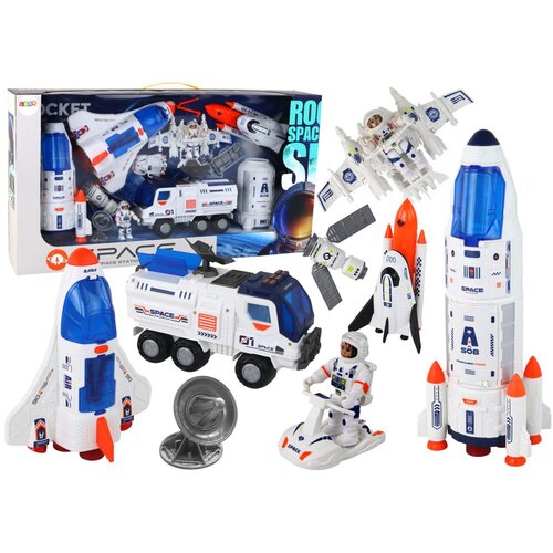 Lean_Toys Set vesoljska misija raketa vesoljska ladja vesoljska vozila 12 kosov Cene