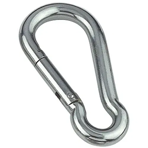  Karabiner (Promjer: 7 mm, Duljina: 70 mm, Plemeniti čelik, Polirano)