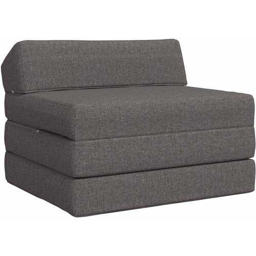 SOFA na razvlačenje Svjetlosiva 200 x 70 x 10 cm Tkanina Slike
