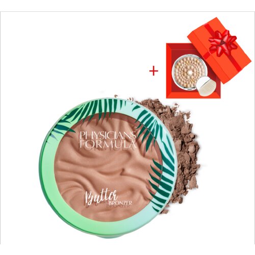 Physicians Formula murumuru Butter Bronzer Deep Bronzer, 11 g + Mineral Glow Pearls Bronzer, Translucent Cene