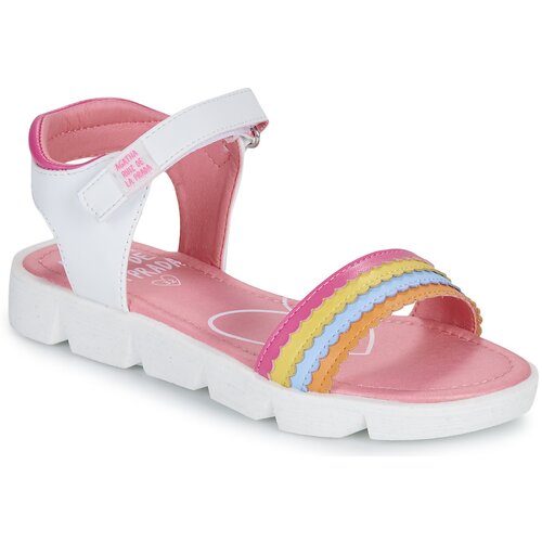 Agatha Ruiz De La Prada Sandali &amp;amp; Odprti čevlji SMILEY Bela Slike
