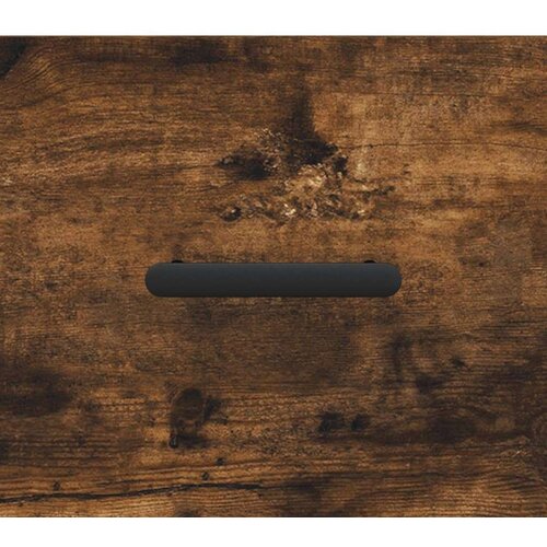 VidaXL Komoda boja dimljenog hrasta 34 5x34x90 cm konstruirano drvo Slike