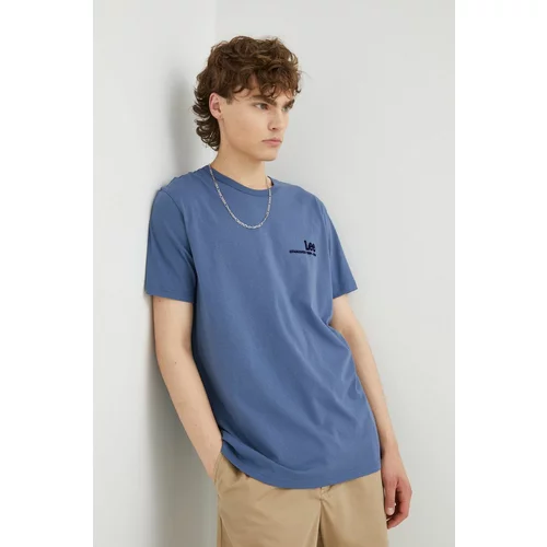 Lee Pamučna majica boja: ljubičasta, jednobojni model