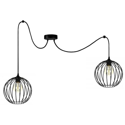  Luster na sajli MATT 2xE27/60W/230V pauk Cene