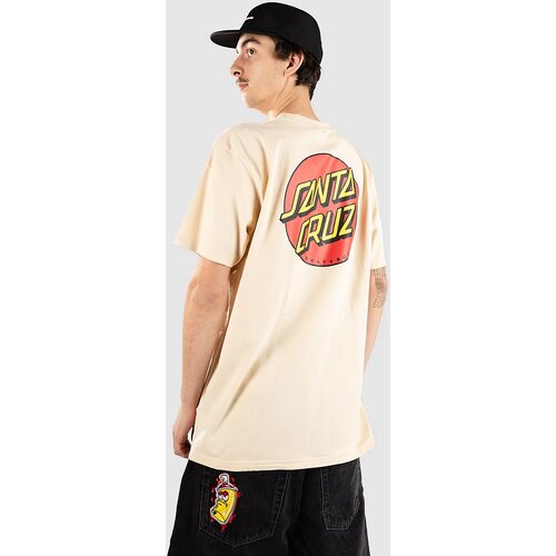 Santa Cruz Classic Dot Chest T-shirt blond wood Cene