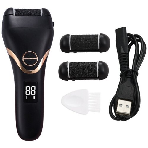 INF USB električni pilnik za pete z LED zaslonom, 3-stopenjski, polnljiv Black, (5000283892) Cene