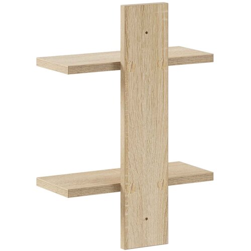  Zidna polica Hrast sonoma 30 x 13.5 x 43 cm Prerađeno drvo Slike