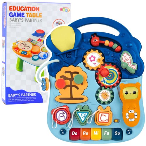 Interaktivni edukativni stol za bebe Pastel 6u1 - plavi Cijene
