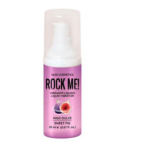 Nuei Tekoči vibrator Rock Me Sweet Fig 20ml (R900377) Slike