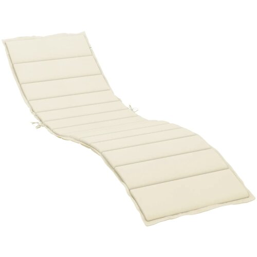  Jastuk za ležaljku krem 200 x 60 x 3 cm od tkanine Oxford Slike
