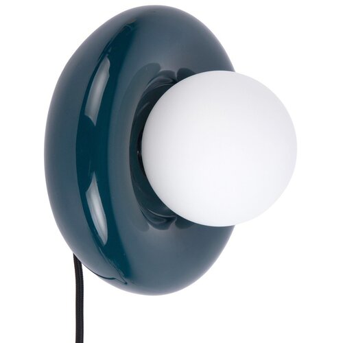 Leitmotiv Tamno plava zidna lampa keramička s utikačem Catania Ring &ndash; Cijene
