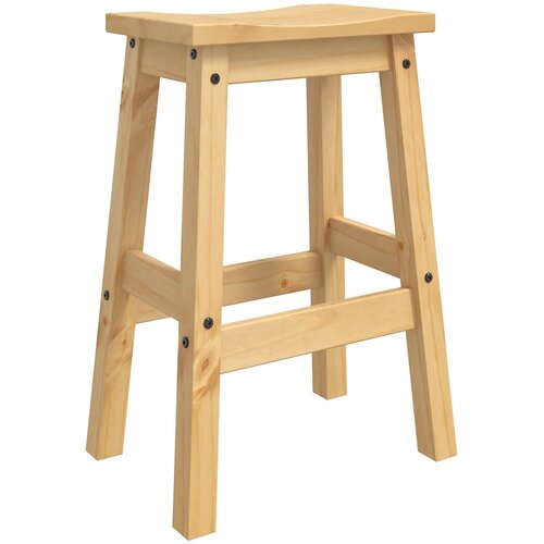  Barski stol 2 pcs Medeni vosak 44 x 30 x 63 cm Čvrsta bor Slike