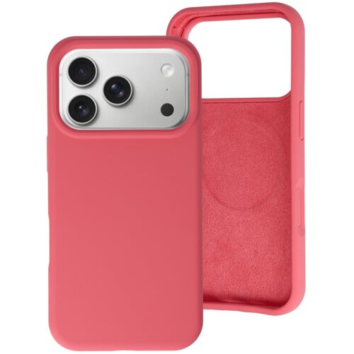 Onasi RainBow Liquid silikonski ovitek z MagSafe za iPhone 17 Pro - rdeč Cene