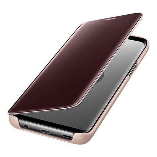 Samsung Clear View (ef-zg960-cfe) stojeća futrola za telefon Galaxy S9 zlatna Slike