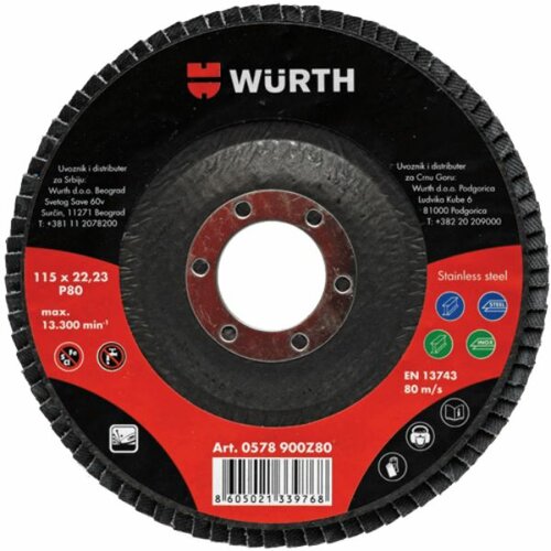 Wurth lamelarni Brusni Disk Optimum, 115Mm, G40, 72 L Slike