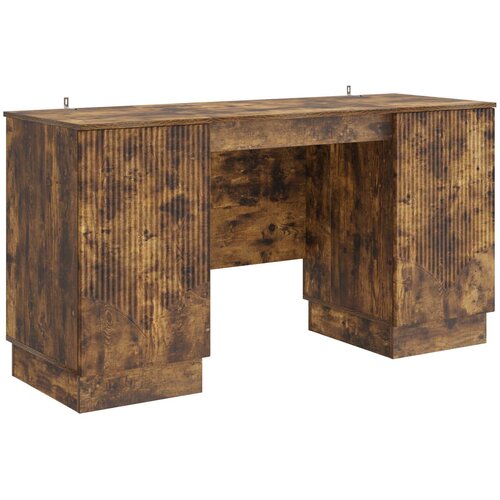  Stol Dimljeni hrast 142,5 x 50 x 75 cm Konstruirano drvo Slike