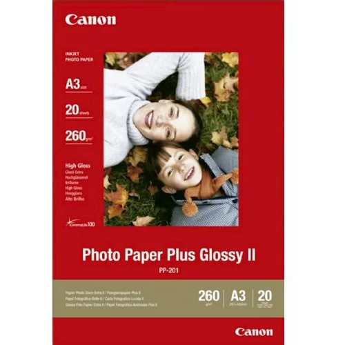 Canon Papir PP-201 A3; A3 / high gloss / 265gsm / 20 listov 2311B020BA