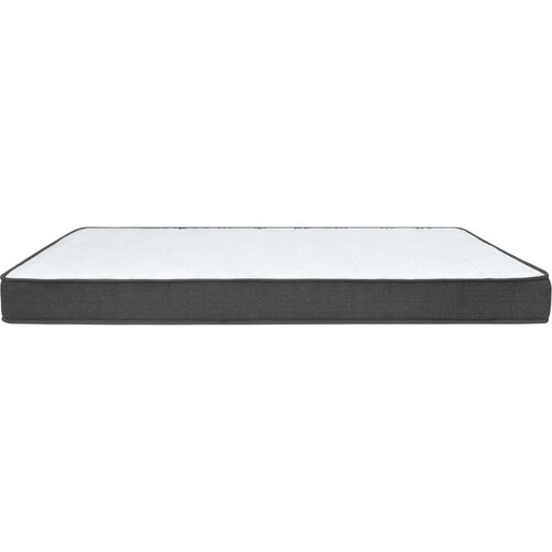 VidaXL Krevet od tkanine s oprugama tamnosivi 100 x 200 cm Slike