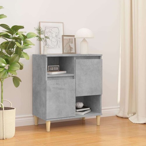  Komoda siva boja betona 60x35x70 cm od konstruiranog drva Cene