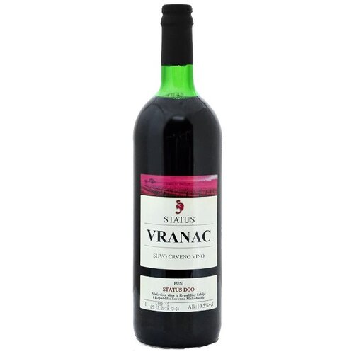 Status Crveno suvo vino Vranac, 1l Cene