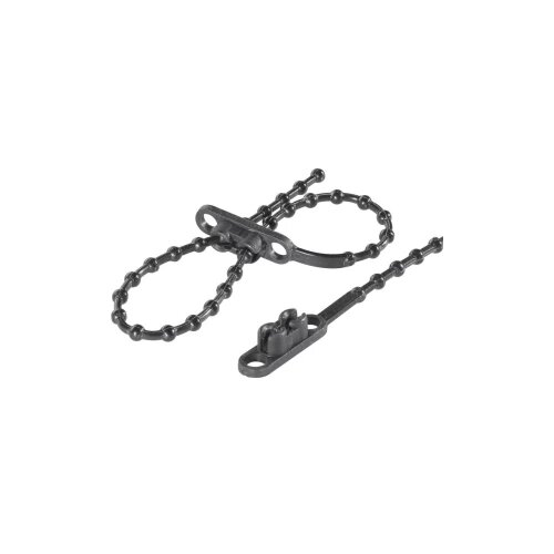 TRU COMPONENTS Kabelska vezica s grudicama 145 mm crne boje s dvostrukom glavom 1592905 TC-KTVR145BK203 1 kom. Slike