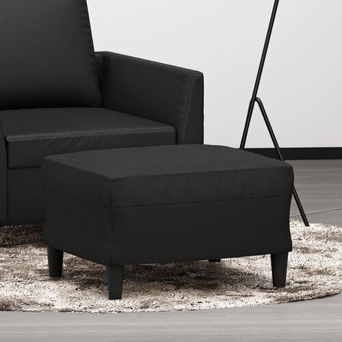 vidaXL Tabure crni 60 x 50 x 41 cm od umjetne kože Cijene
