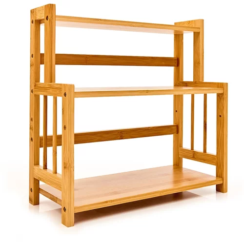 Blumfeldt Stalak za začine, 3 mjesta za odlaganje, 18 × 41 × 41,5 cm, održivo, bambus