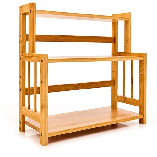 Blumfeldt Stojalo za začimbe, 3 odlagalna mesta, 18 × 41 × 41,5 cm, trajnostno, bambus Cene