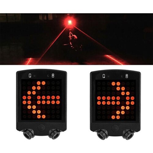  Baterija za bicikl. LED zaslon s funkcijom indikatora i USB laserski projektor Slike