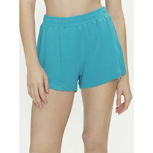 Calvin Klein Swimwear Kratke hlače iz tkanine KW0KW02441 Modra Regular Fit