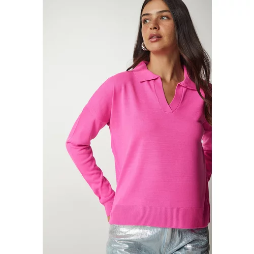 Happiness İstanbul Sweater - Pink - Regular fit