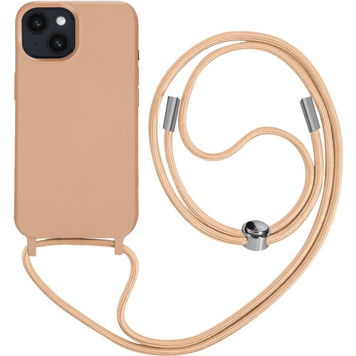 AVIZAR Poltrdi ovitek z vrvico za iPhone 14 z mehko notranjostjo, ovratnikom - roza, (20715167) Cene