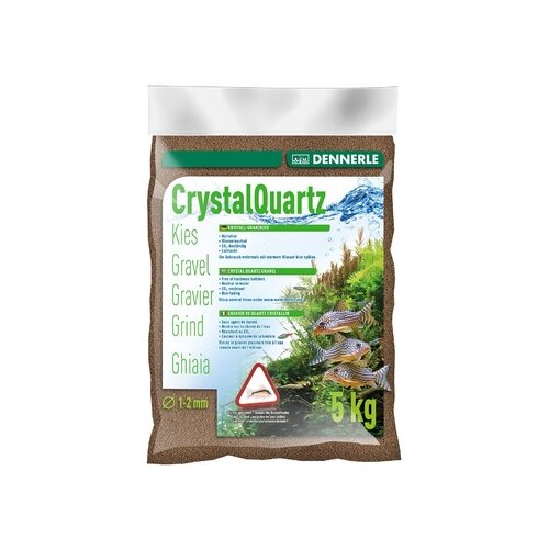 Dennerle crystal Quartz Gravel Šljunak za akvarijum, 5kg, Braon Cene